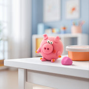 Hey Clay boetseerset Farm Animals - 15 potjes - Boetseren Hey Clay - In den Olifant