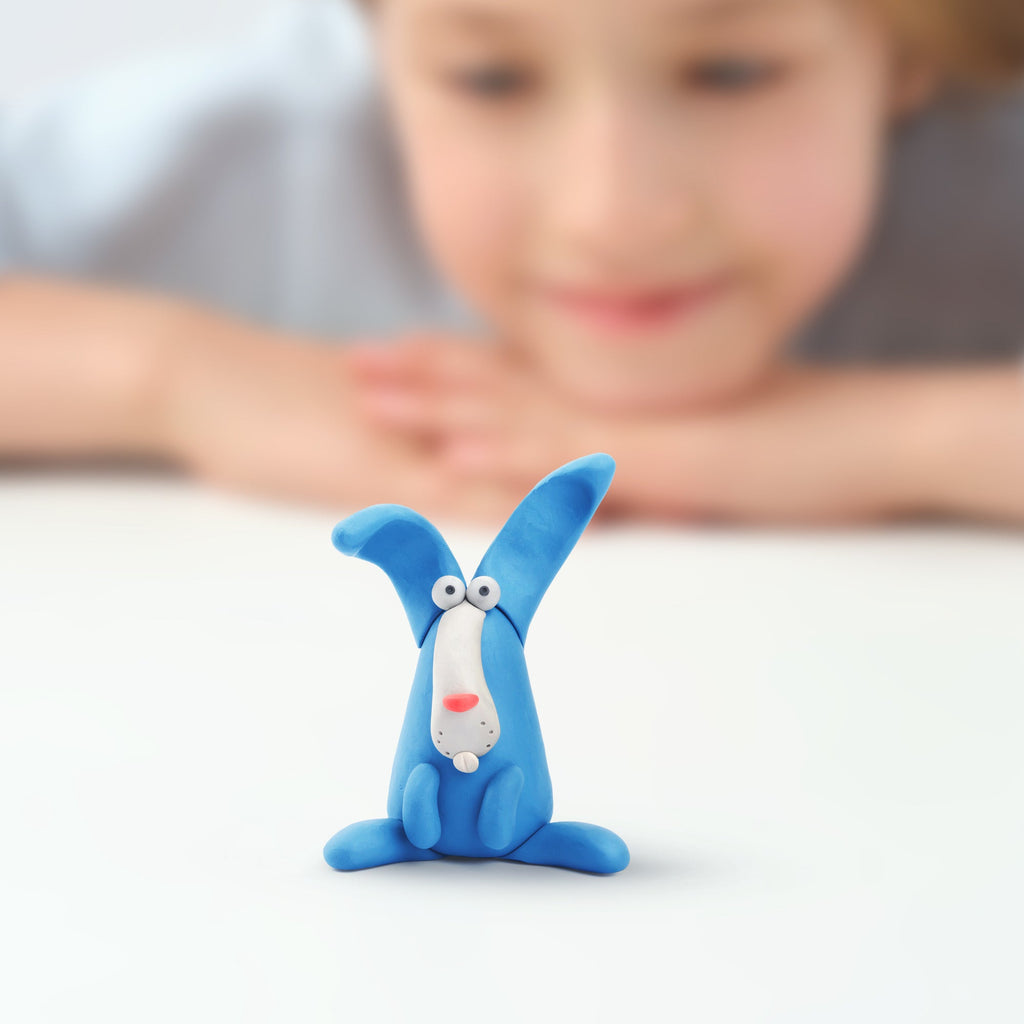 Hey Clay boetseerset Farm Animals - 15 potjes - Boetseren Hey Clay - In den Olifant