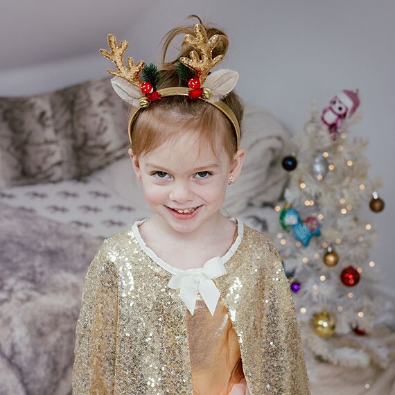 Holiday Rudolph Headband - Verkleedaccessoires Great Pretenders - In den Olifant