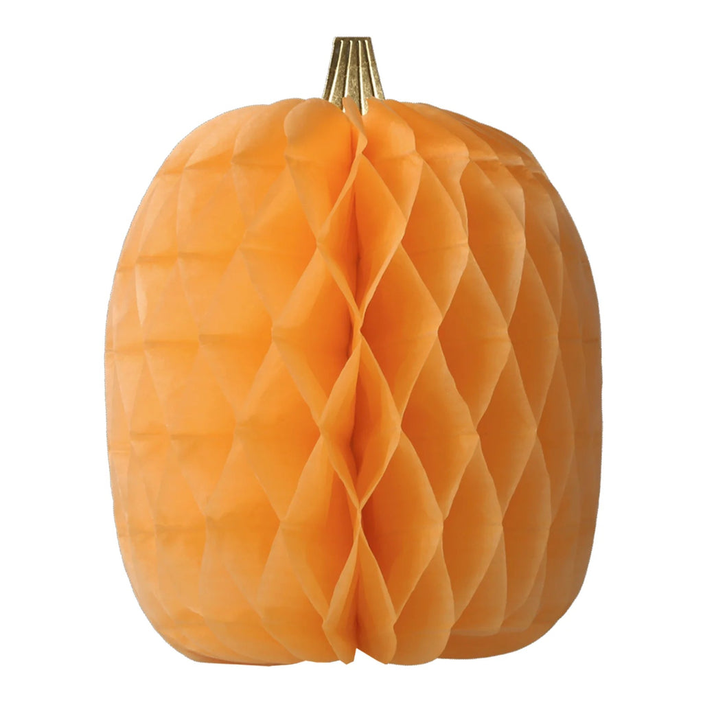 Honeycomb pumpkins - set van 10 - Tafelversiering Meri Meri - In den Olifant