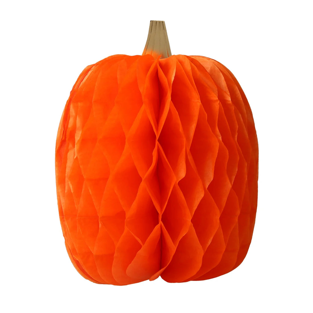 Honeycomb pumpkins - set van 10 - Tafelversiering Meri Meri - In den Olifant