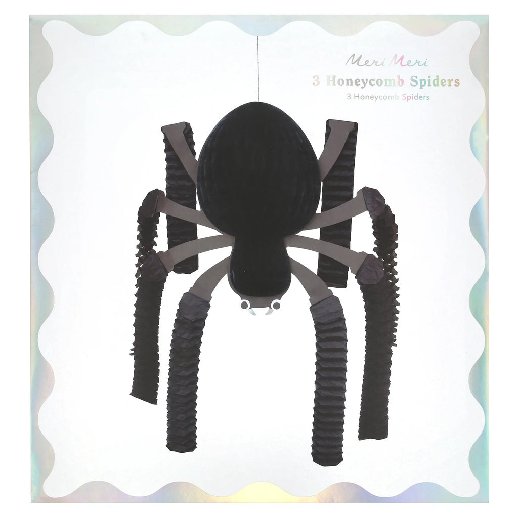 Honeycomb spiders - set van 3 - Muurdecoratie Meri Meri - In den Olifant