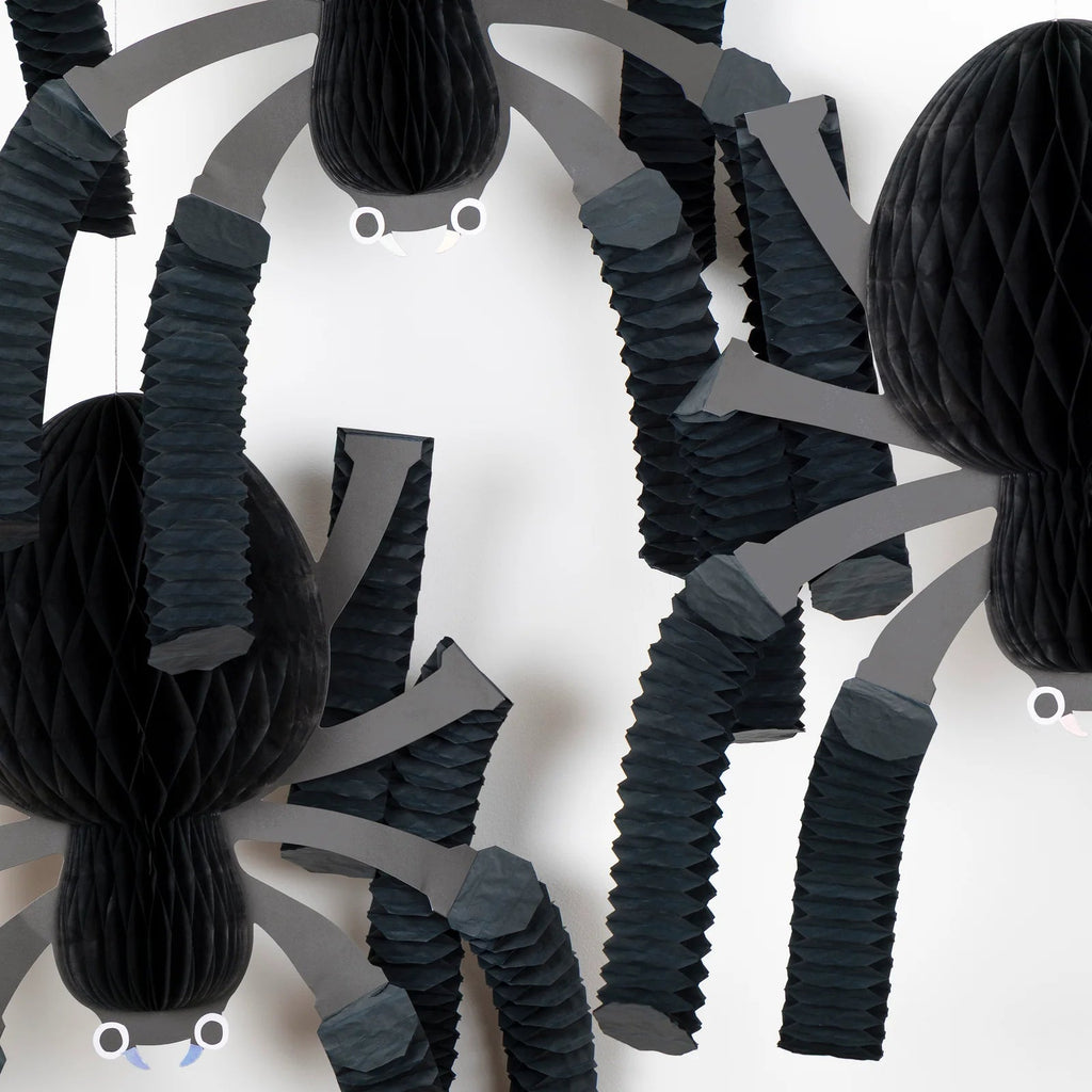 Honeycomb spiders - set van 3 - Muurdecoratie Meri Meri - In den Olifant