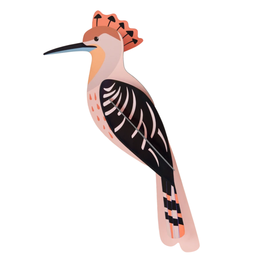 Muurdecoratie Wall Art Garden Birds - Hoopoe