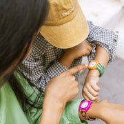 Horloge Circus - Denim & Green - Uurwerken Mini Kyomo - In den Olifant