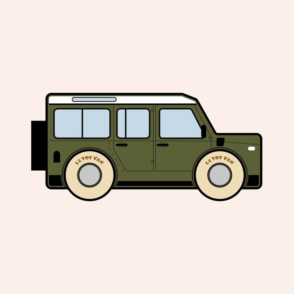Houten auto Archie - nr. 27 - Auto's en voertuigen Le Toy Van - In den Olifant
