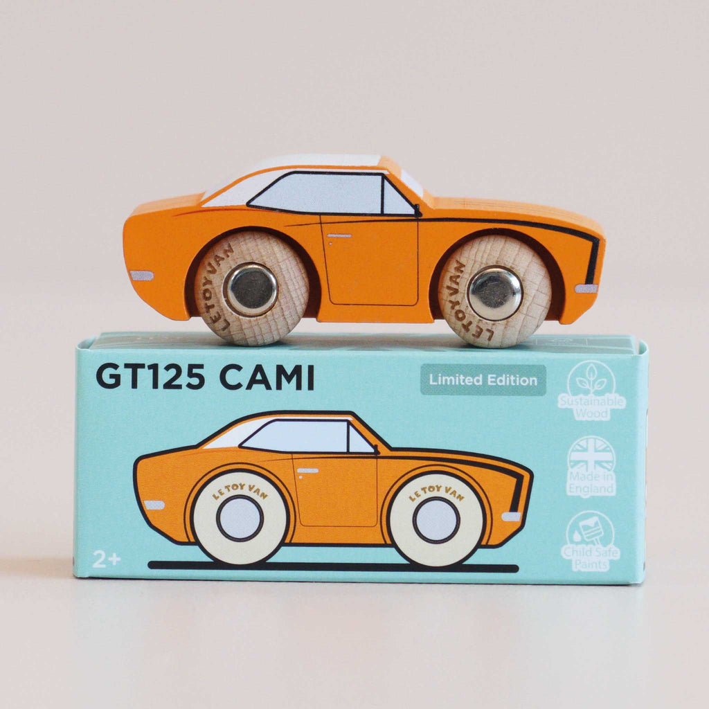 Houten auto Cami - nr. 22 - Auto's en voertuigen Le Toy Van - In den Olifant