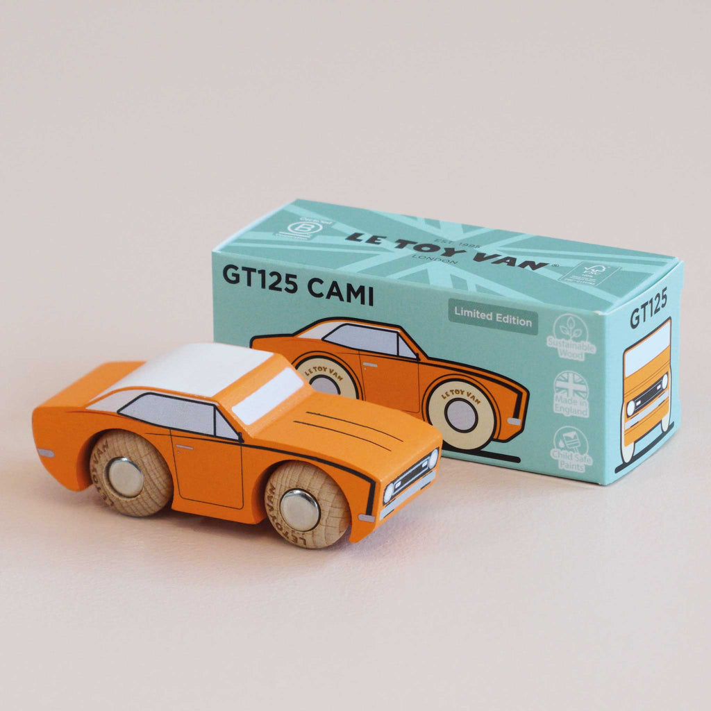 Houten auto Cami - nr. 22 - Auto's en voertuigen Le Toy Van - In den Olifant