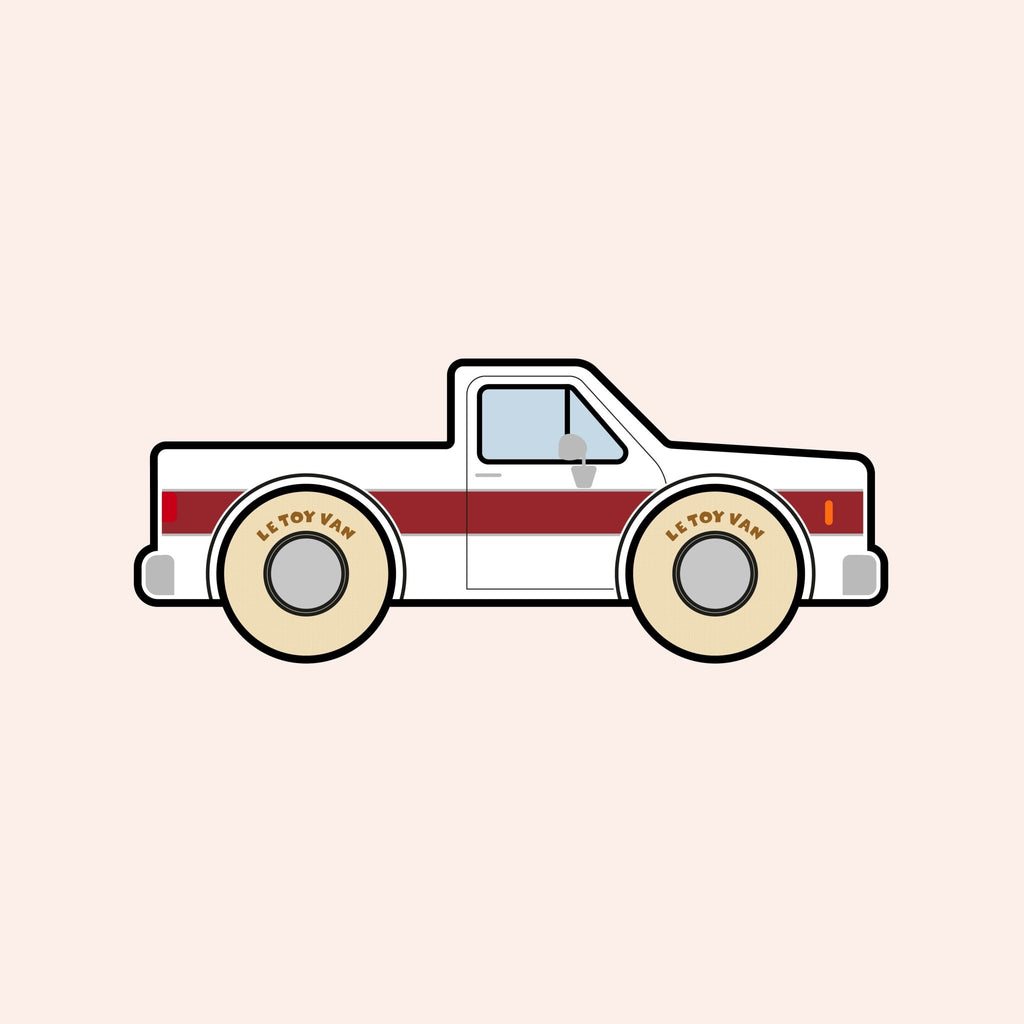 Houten auto Charlie - nr. 30 - Auto's en voertuigen Le Toy Van - In den Olifant