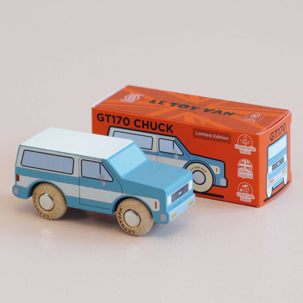 Houten auto Chuck - nr. 31 - Auto's en voertuigen Le Toy Van - In den Olifant