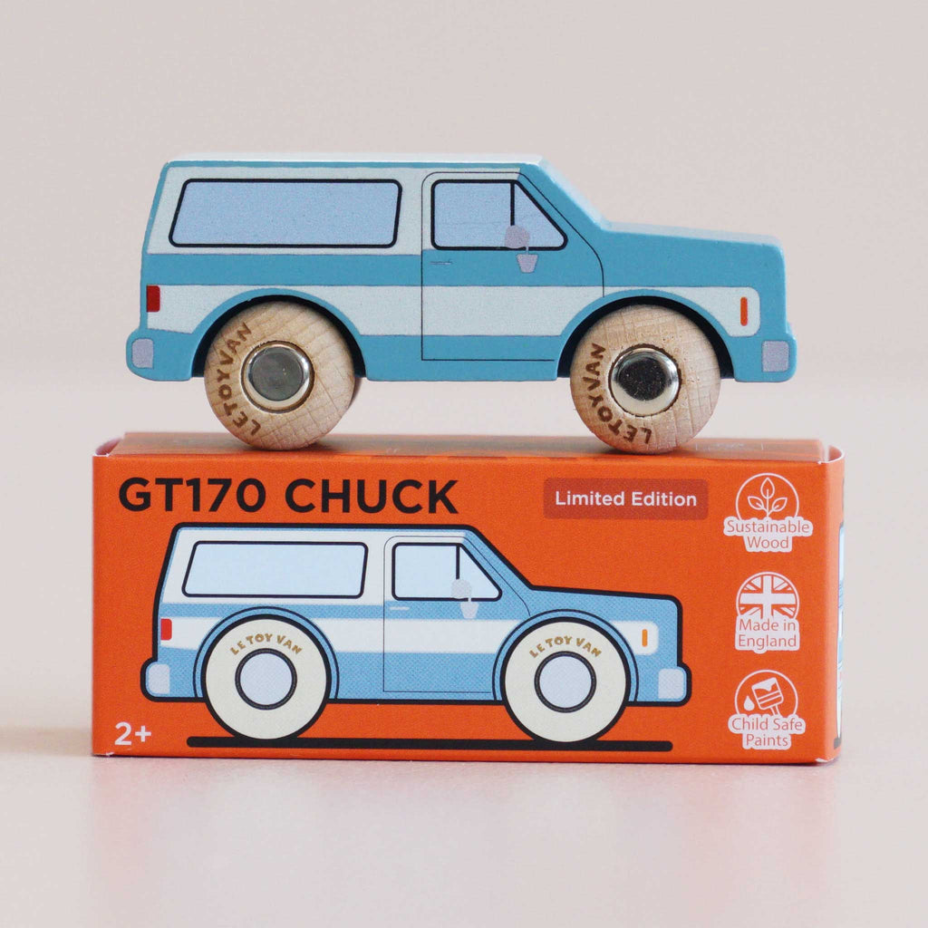 Houten auto Chuck - nr. 31 - Auto's en voertuigen Le Toy Van - In den Olifant