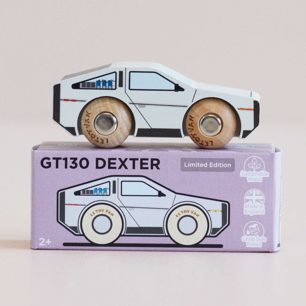 Houten auto Dexter - nr. 23 - Auto's en voertuigen Le Toy Van - In den Olifant