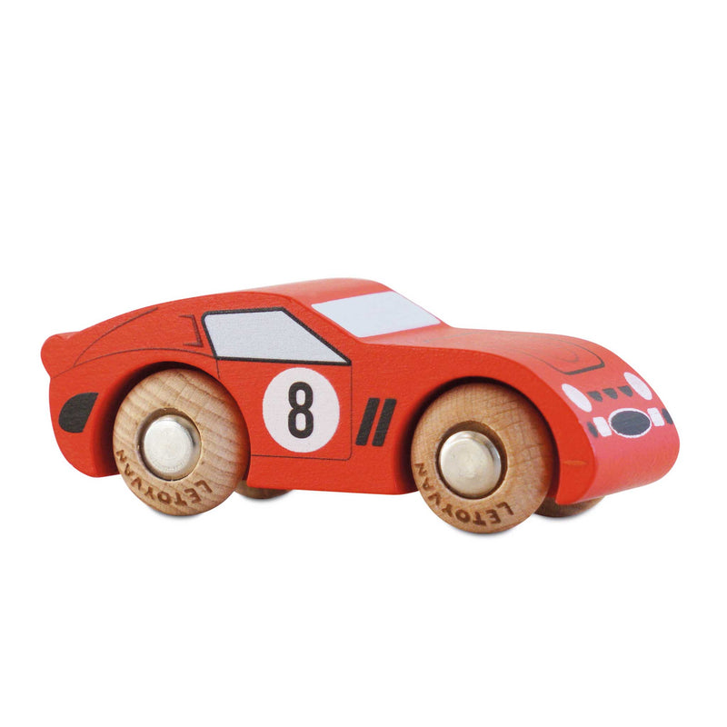 Houten auto Finley - nr. 4 - Auto's en voertuigen Le Toy Van - In den Olifant