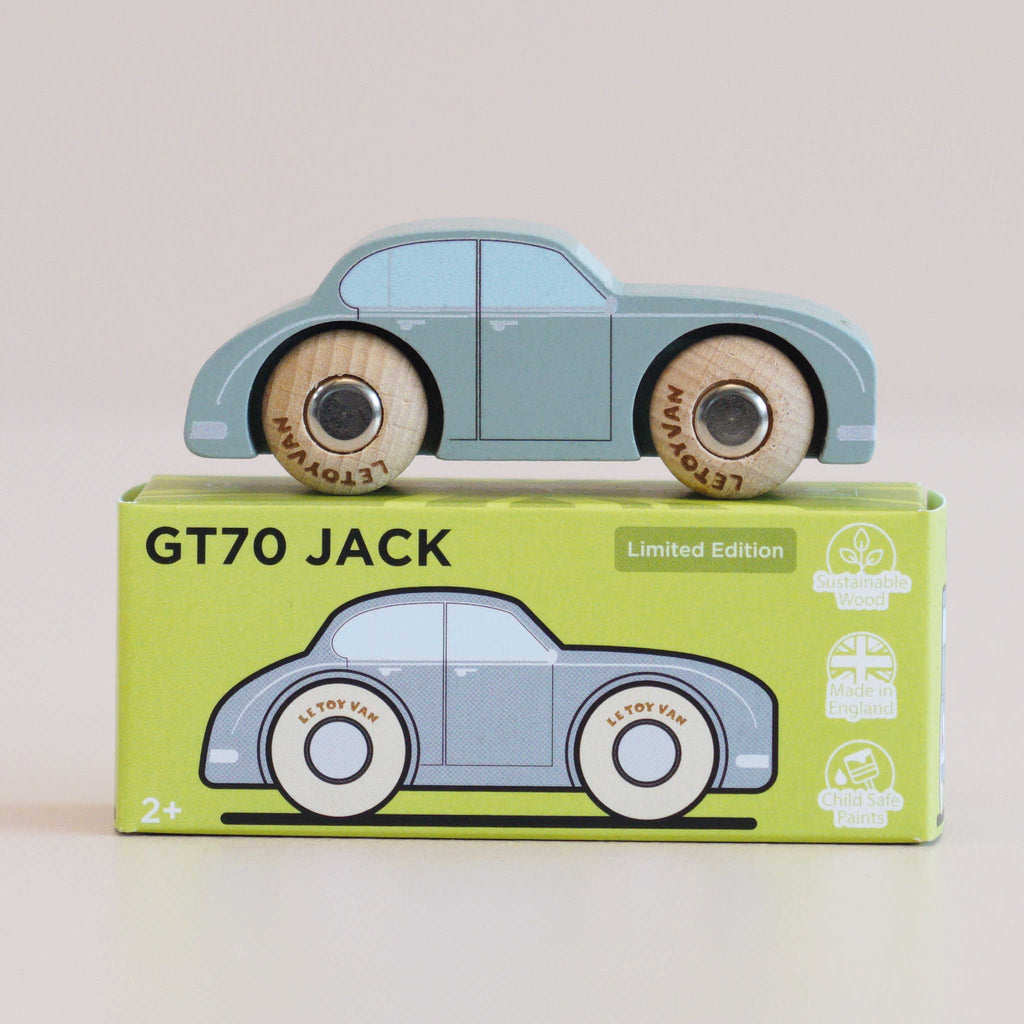 Houten auto Jack - nr. 12 - Auto's en voertuigen Le Toy Van - In den Olifant