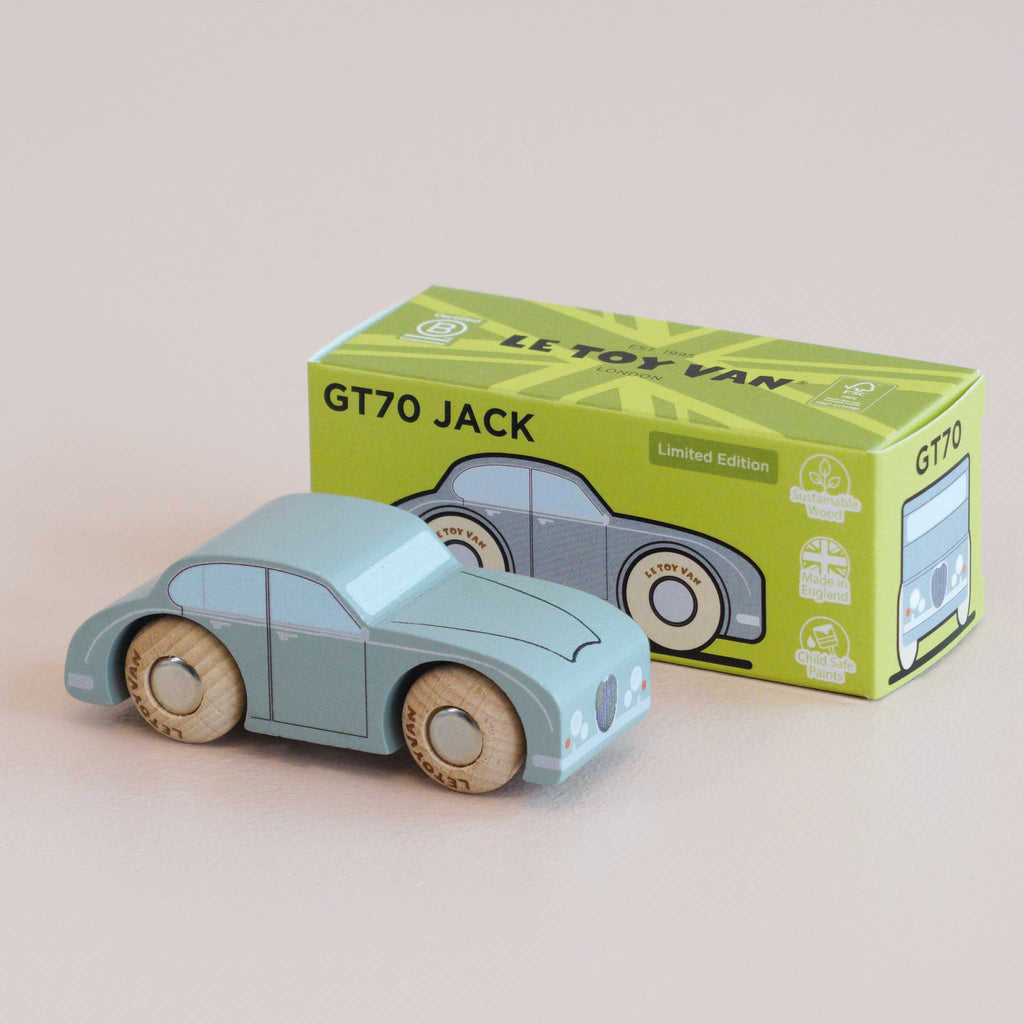 Houten auto Jack - nr. 12 - Auto's en voertuigen Le Toy Van - In den Olifant