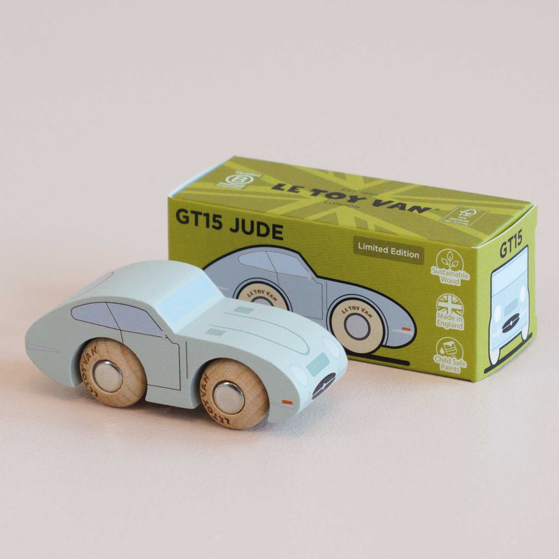 Houten auto Jude - nr. 2 - Auto's en voertuigen Le Toy Van - In den Olifant