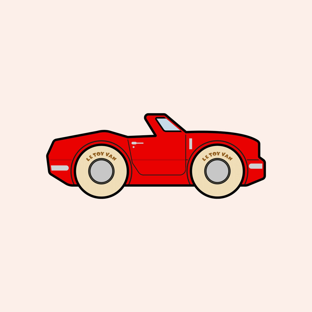 Houten auto Marc - nr. 13 - Auto's en voertuigen Le Toy Van - In den Olifant
