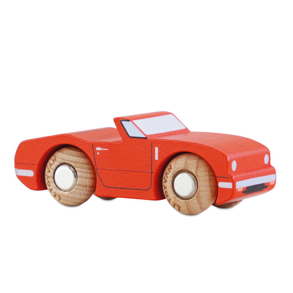 Houten auto Marc - nr. 13 - Auto's en voertuigen Le Toy Van - In den Olifant