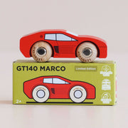 Houten auto Marco - nr. 25 - Auto's en voertuigen Le Toy Van - In den Olifant