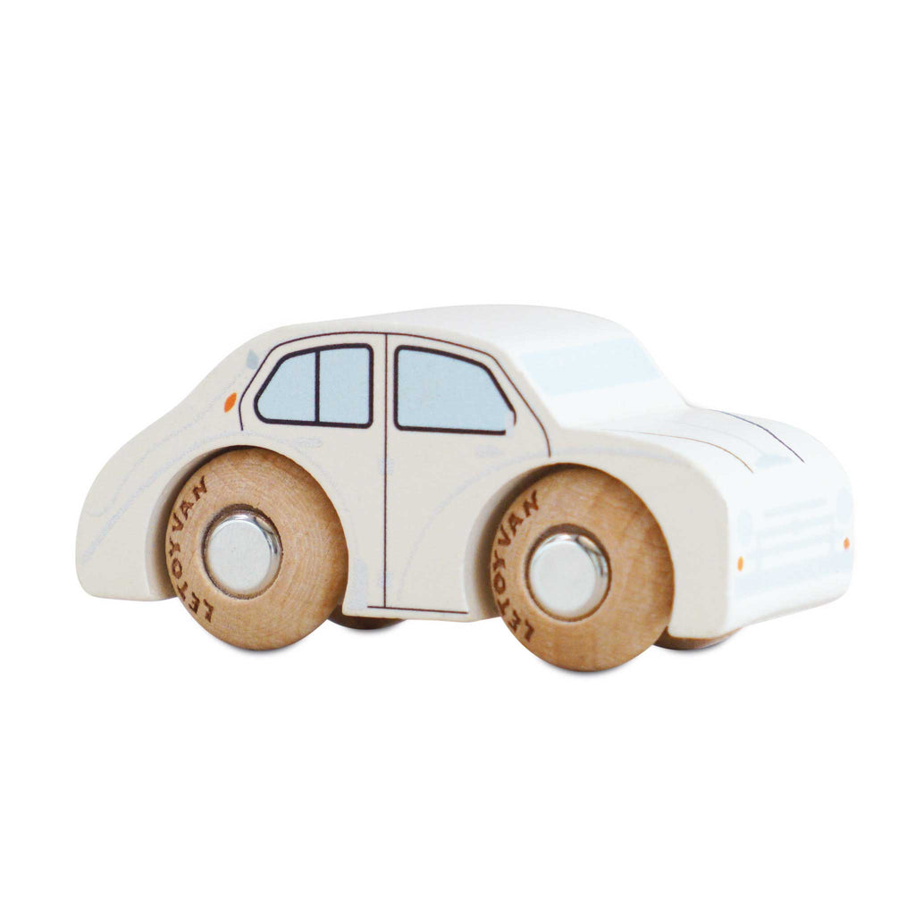 Houten auto René - nr. 20 - Auto's en voertuigen Le Toy Van - In den Olifant