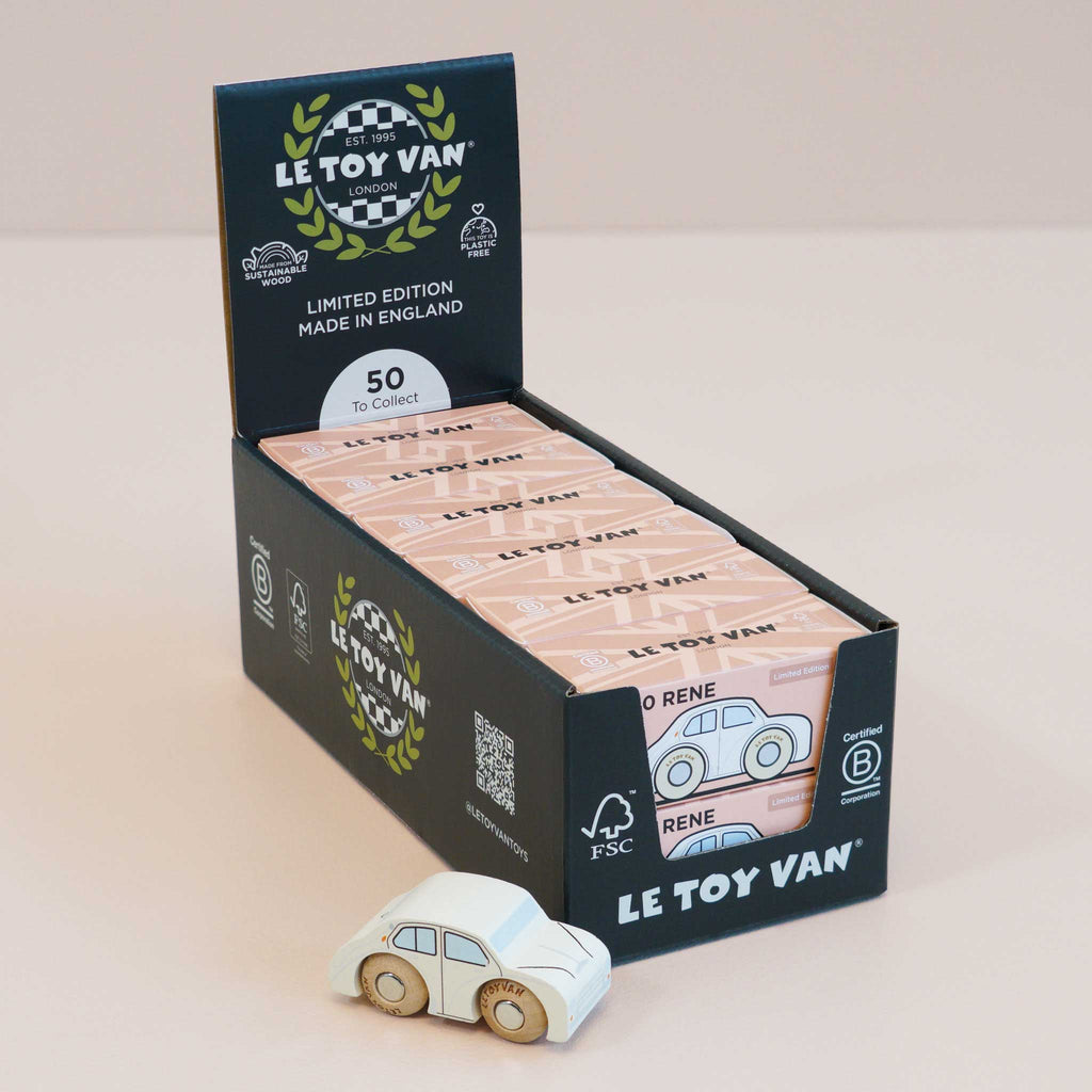 Houten auto René - nr. 20 - Auto's en voertuigen Le Toy Van - In den Olifant