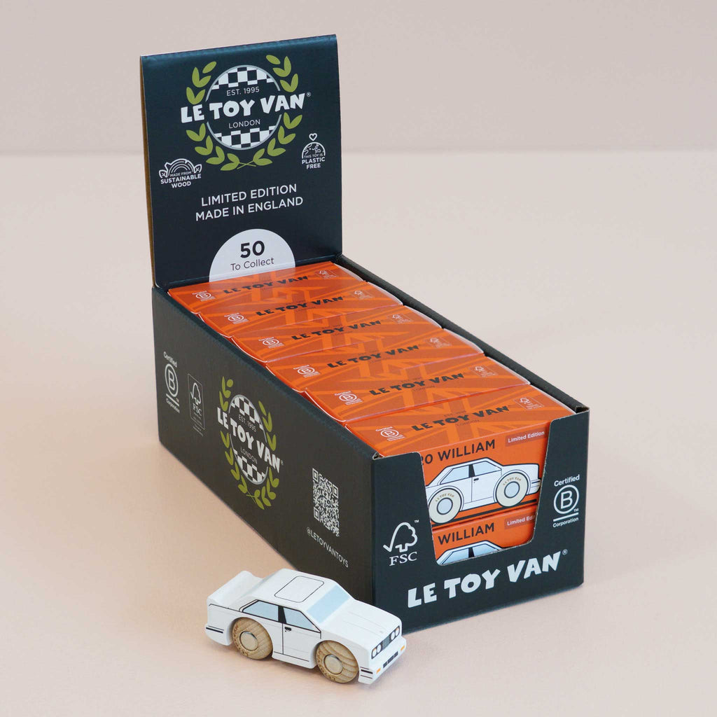 Houten auto William - nr. 21 - Auto's en voertuigen Le Toy Van - In den Olifant