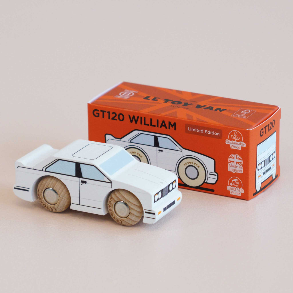 Houten auto William - nr. 21 - Auto's en voertuigen Le Toy Van - In den Olifant