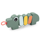 Houten babyspeeltje Twist & Turn Toy Croco Green - Activiteitenspeelgoed Done by Deer - In den Olifant