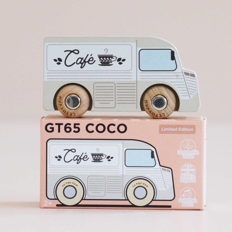 Houten bestelwagen Coco - nr. 11 - Auto's en voertuigen Le Toy Van - In den Olifant