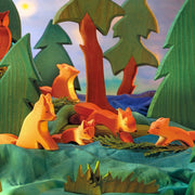 Houten Boom Spar Groot - 24,5 cm - Poppenhuismeubels en accessoires Ostheimer - In den Olifant