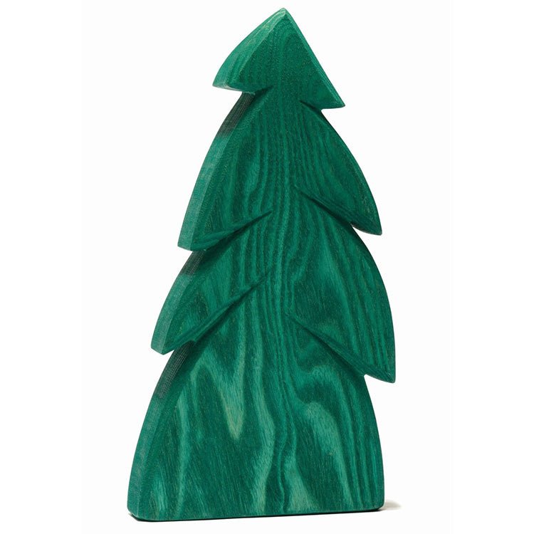 Houten Boom Spar Groot - 24,5 cm - Poppenhuismeubels en accessoires Ostheimer - In den Olifant