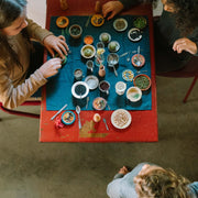 Houten bordjes Dishes - set van 6 - Open ended speelgoed Grapat - In den Olifant
