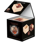 Houten breinbreker 3D VIP Gold Akaho - Breinpuzzels en tangram Eureka - In den Olifant
