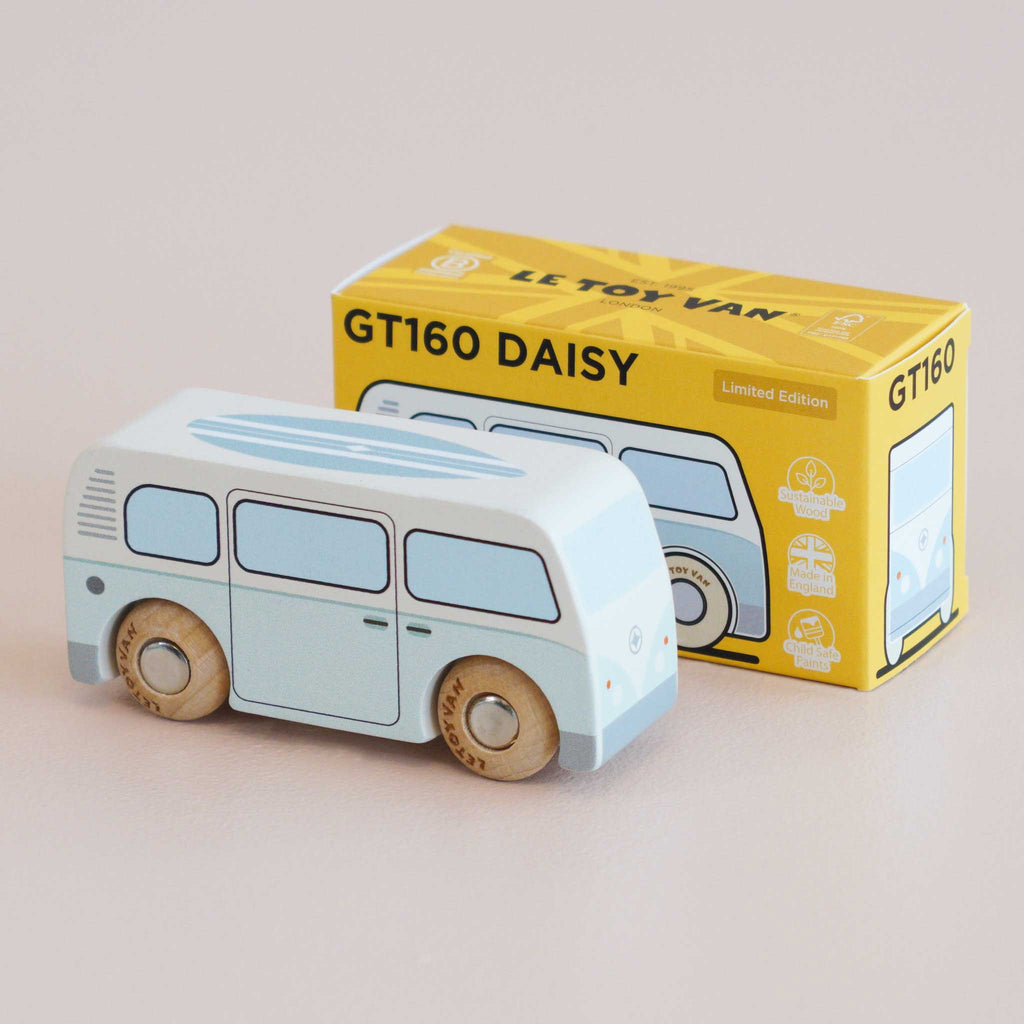 Houten busje Daisy - nr. 29 - Auto's en voertuigen Le Toy Van - In den Olifant