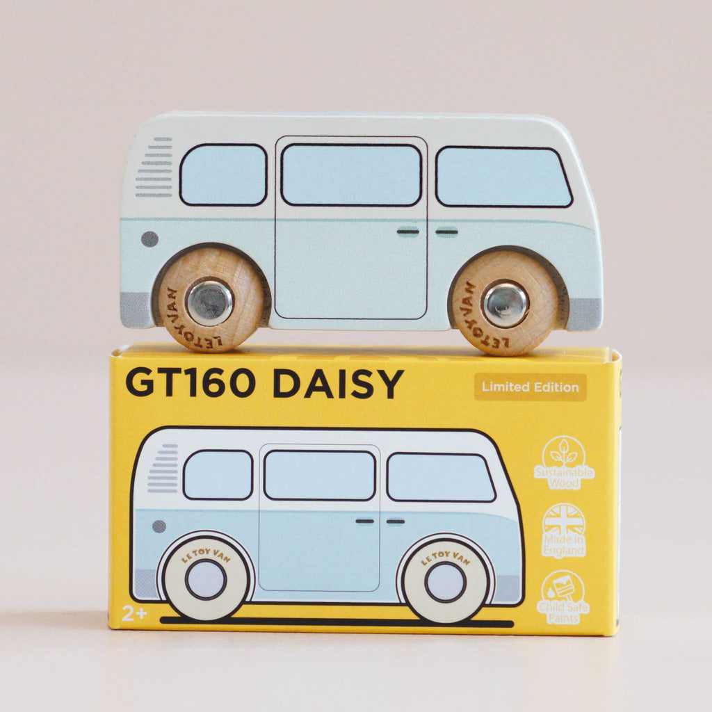 Houten busje Daisy - nr. 29 - Auto's en voertuigen Le Toy Van - In den Olifant