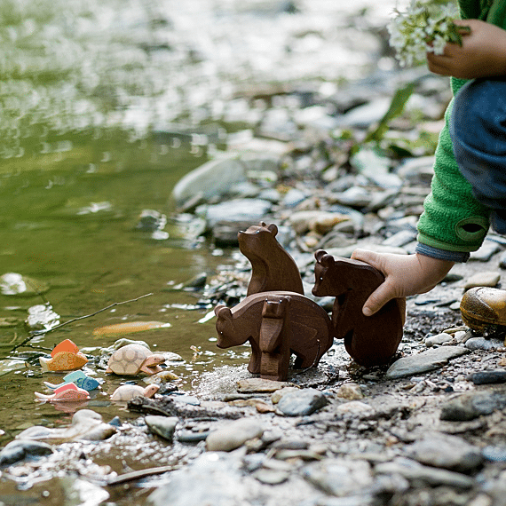 Houten Dier - Beer Klein Staand - Wilde dieren Ostheimer - In den Olifant