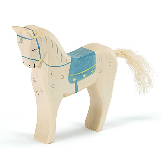 Houten Dier - Paard Met Zadel Ii - Boerderijdieren Ostheimer - In den Olifant