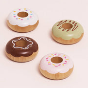 Houten donuts - set van 4 - Speelkeuken en winkeltje Le Toy Van - In den Olifant