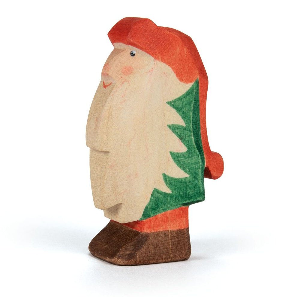 Houten figuur Norbert Winter Gnome - 7 cm - Speelfiguren Ostheimer - In den Olifant
