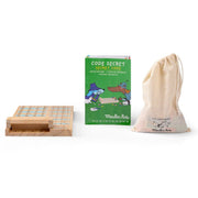 Houten gezelschapsspel Geheime code Les Loufoques - Behendigheidspellen Moulin Roty - In den Olifant