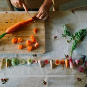 Houten groenten Veggies - set van 12 - Open ended speelgoed Grapat - In den Olifant