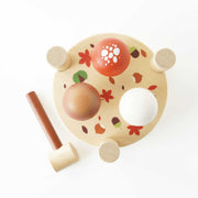Houten hamerbank met paddenstoelen - Activiteitenspeelgoed Le Toy Van - In den Olifant