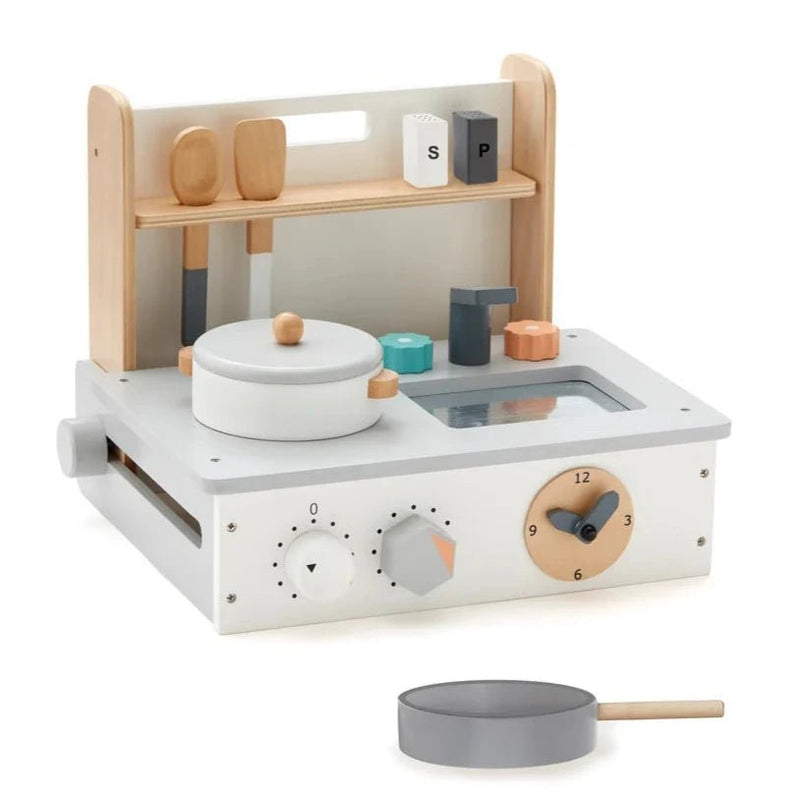 Houten Keuken Mini Kitchen Portable - Speelkeuken en winkeltje Kid's Concept - In den Olifant