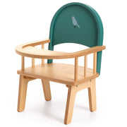 Houten kinderstoel voor poppen - Poppenaccessoires Djeco - In den Olifant
