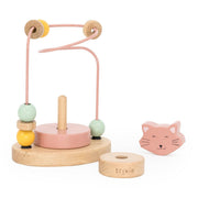 Houten kralenframe - Mrs. Cat - Activiteitenspeelgoed Trixie - In den Olifant