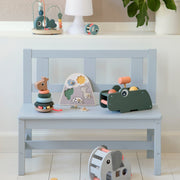 Houten kralenframe - Wally Blue - Houten babyspeelgoed Done by Deer - In den Olifant