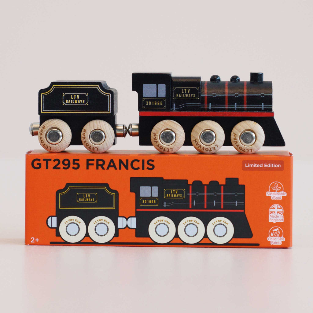 Houten locomotief Francis - nr. 49 - Auto's en voertuigen Le Toy Van - In den Olifant