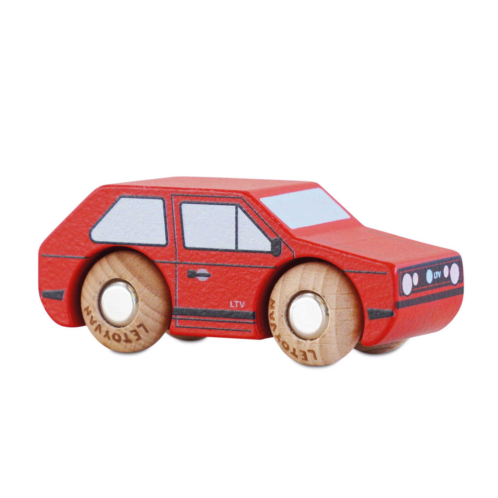 Houten mini-auto Gary - nr. 8 - Auto's en voertuigen Le Toy Van - In den Olifant