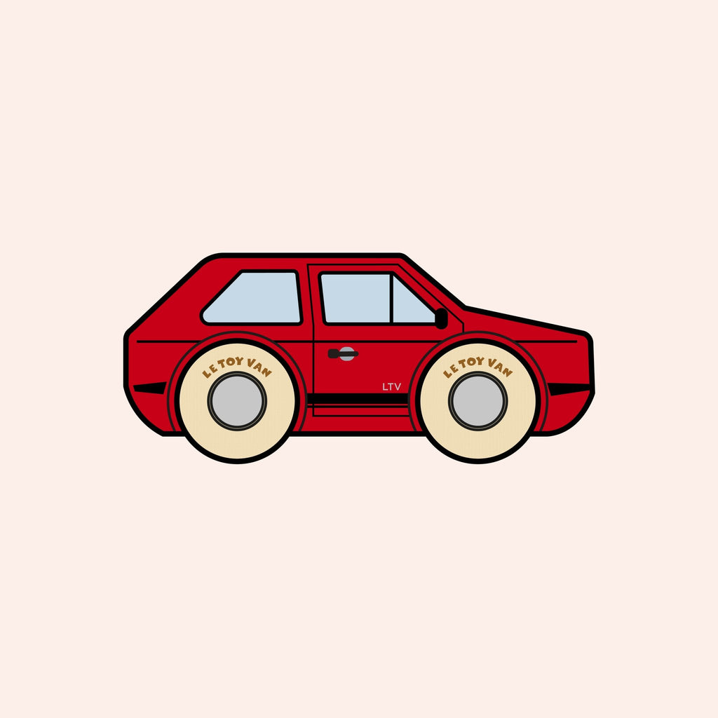 Houten mini-auto Gary - nr. 8 - Auto's en voertuigen Le Toy Van - In den Olifant