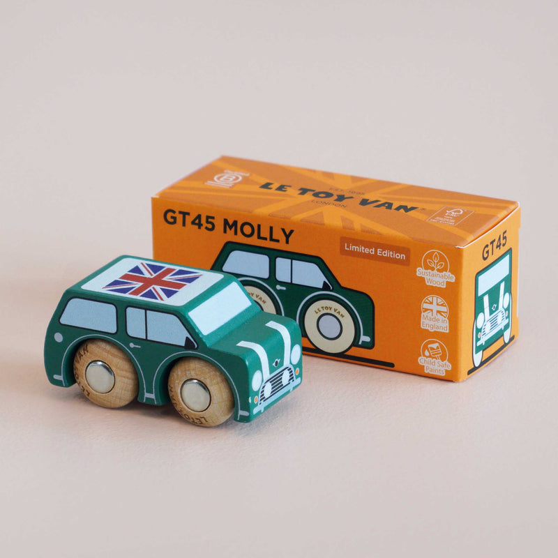 Houten mini-auto Molly - nr. 7 - Auto's en voertuigen Le Toy Van - In den Olifant